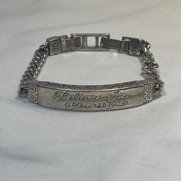 Brighton Believe in Yourself Silver Bracelet - Picture 2 of 5
